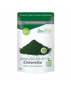 Chlorella raw powder superfoods bio 200g Biotona