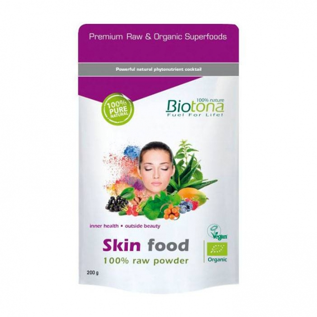 Skinfood raw powder superfoods bio 200g Biotona