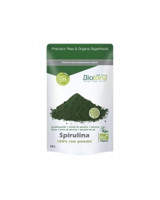 Espirulina raw powder superfood bio 200g Biotona