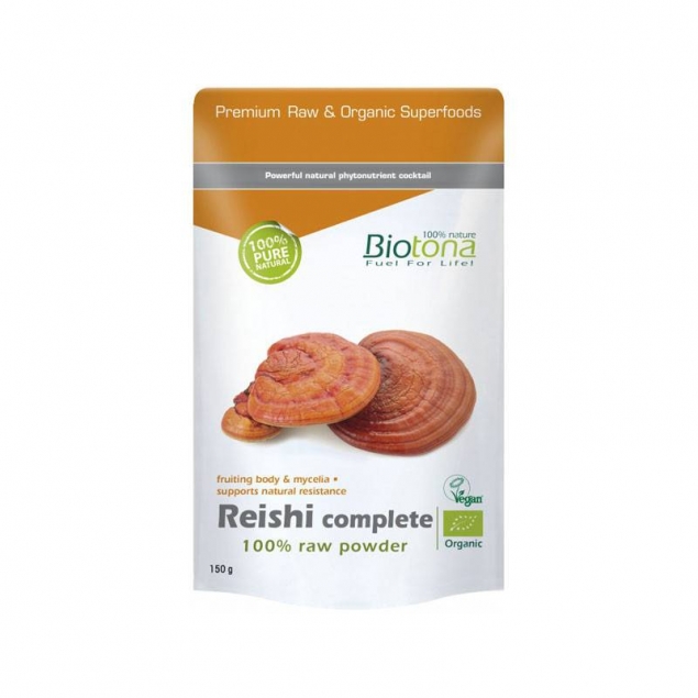 Reishi completo raw powder superfoods bio 150g Biotona