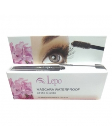 Máscara de pestañas waterproof color negro Lepo
