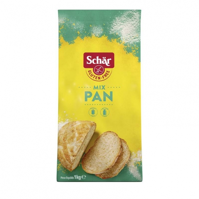 Harina mix-b preparado para pan 1kg Schar