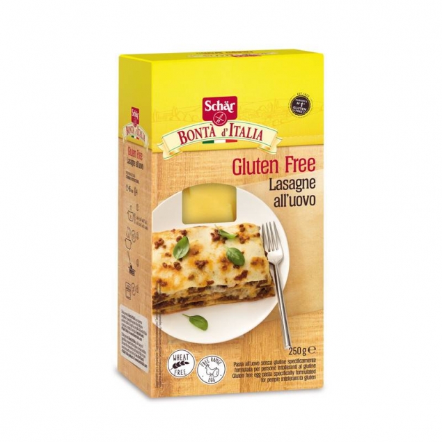 Pasta laminas lasaña 250g Schar