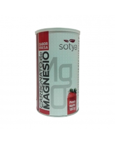 Carbonato de magnesio sabor fresa bote 180 g Sotya