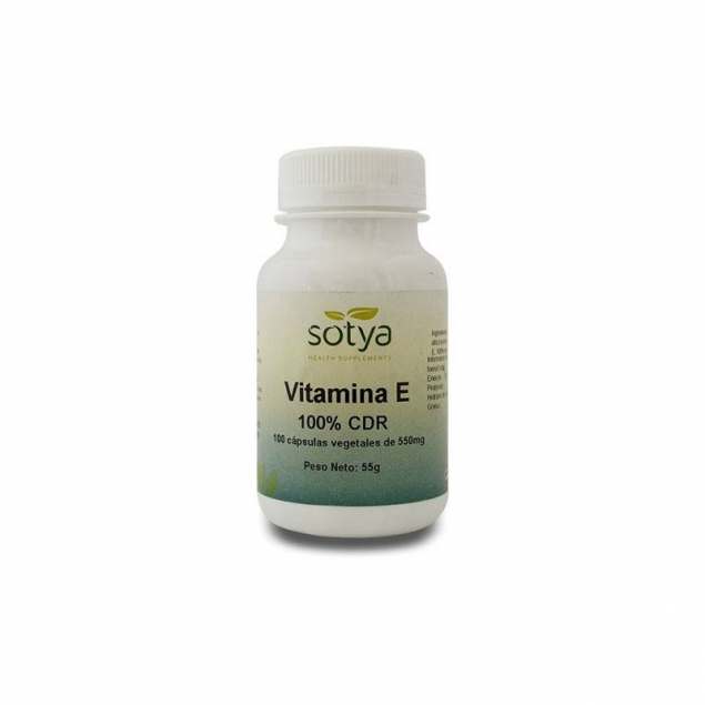 Vitamina E natural 20 mg 100 cápsulas Sotya