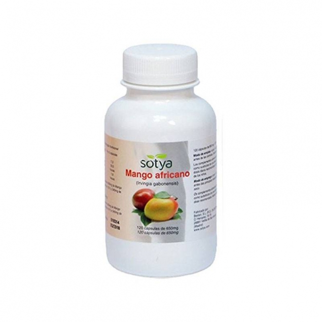 Mango africano 650 mg 120 cápsulas Sotya