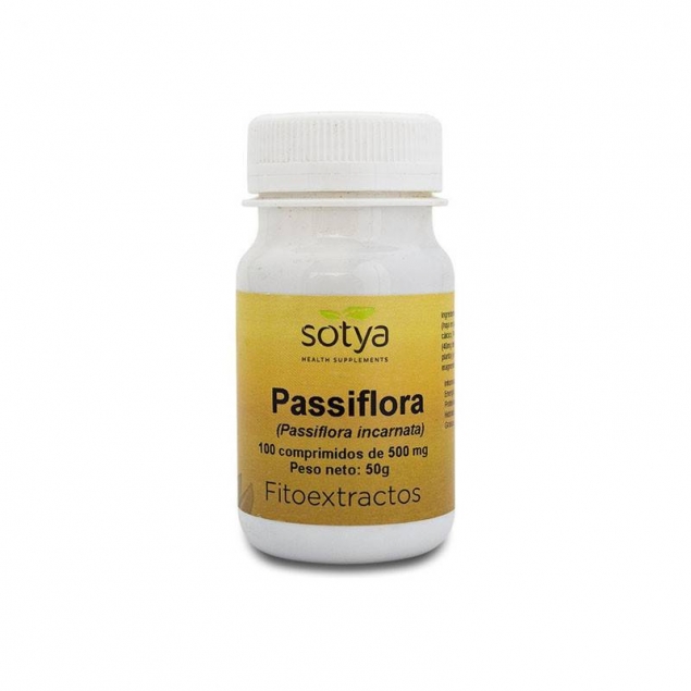 Pasiflora 500mg 100 comprimidos Sotya