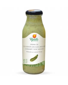 Crema de calabacín con alga wakame bio 500 ml Vegetalia