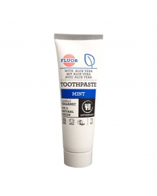 Dentifrico menta-aloe con fluor Bio 75ml Urtekram