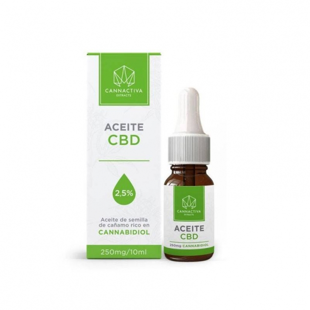 Aceite CBD Cannabidiol 2.5% 10ml Cannactiva