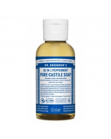 Jabon liquido Menta 60ml Dr. Bronner's