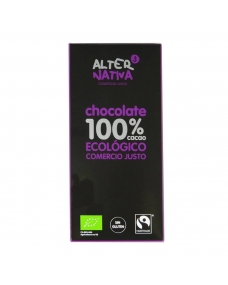 Chocolate Negro 100% cacao Bio 80g Alternativa 3
