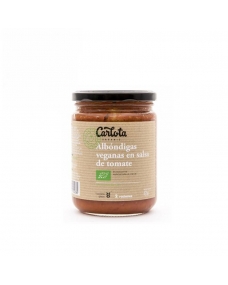 Albondigas Veganas en Salsa de Tomate Bio 425g Carlota Organic