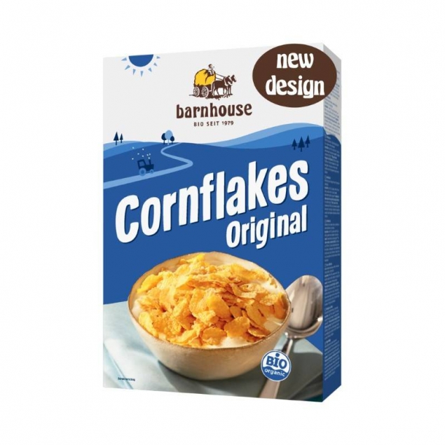 Corn Flakes original bio 375 g Barnhouse
