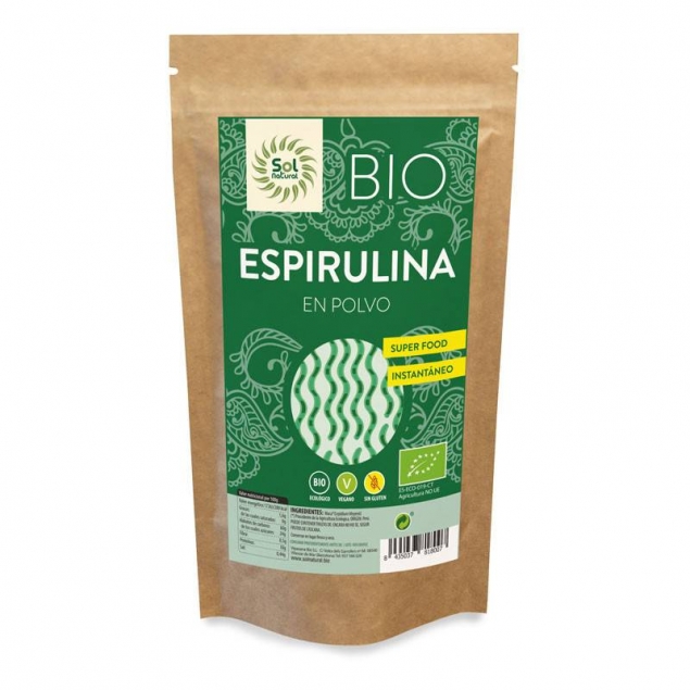 Espirulina en polvo Bio 125g Sol Natural
