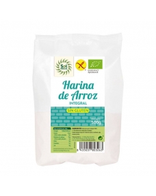 Harina de arroz integral sin gluten bio 500g Sol Natural