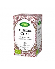 Te Negro Chai 20 filtros Artemis
