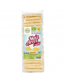 Tostadas de maiz y arroz sin gluten bio 200 g Sol Natural