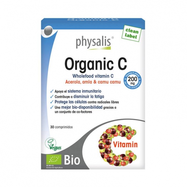 Organic C (vitamina C) bio 30 comprimidos Physalis