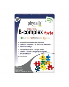 Vitamina B complex forte 30 comprimidos Physalis