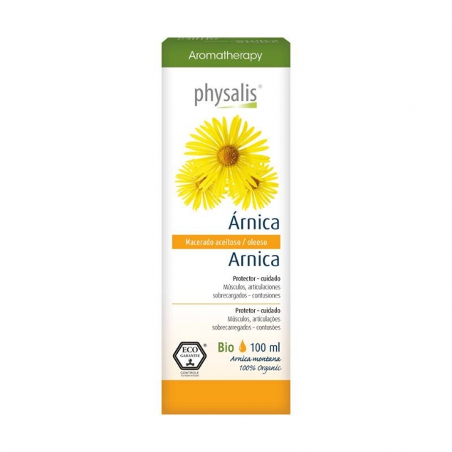 Aceite vegetal de Arnica Bio 100ml Physalis
