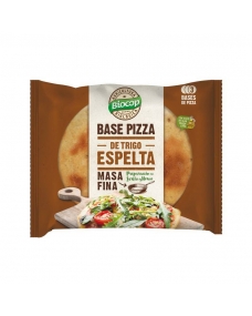 Base de pizza de Espelta Masa Fina 3 bases Bio 390g Biocop