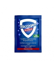 Toallitas Desinfectantes 70% alcohol 25uds Microgen