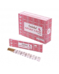 Incienso Goloka Nature's Rose 12x15g Nag Champa