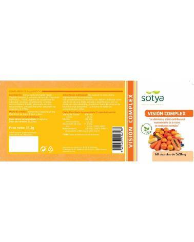 Visión Complex 520mg 60 capsulas Sotya