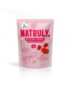Proteina Vegana 73% Fresa y Frambuesa Bio 350g Natruly