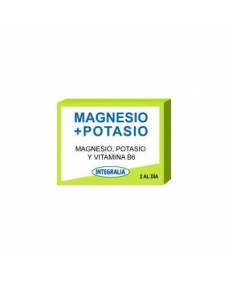 Magnesio + Potasio y Vit.B6 60 capsulas Integralia