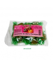 Caramelos Miel y Eucalipto sin azucar 100g Hispamiel