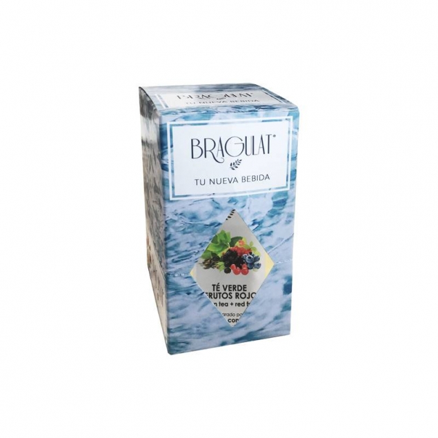 Bebida Soluble Te verde + Frutos Rojos 15x9g Bragulat