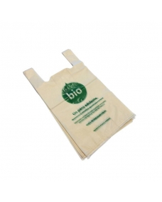 Bolsa Biodegradable con asa (camiseta) 50x55 100uds