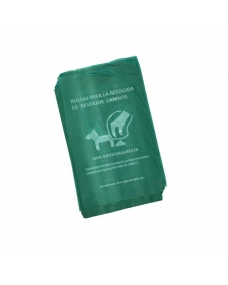 Bolsa Biodegradable para recogida residuos caninos 20x33 100uds