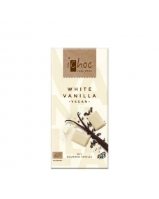 Chocolate blanco vegano con vainilla bio 80g Ichoc