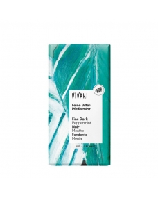 Chocolate negro 68% con menta bio 100g Vivani