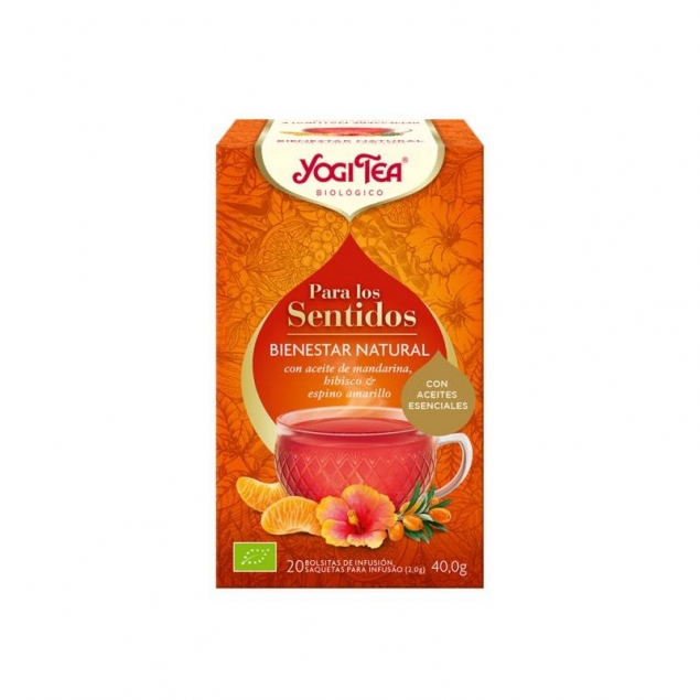 Yogi tea para los sentidos Bienestar Natural 20 filtros