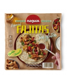 Tortilla de maiz especial Fajita sin gluten 200g Nagual