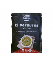 Sopa de 12 verduras sobre 40g Naturgreen