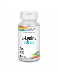 L-Lysine 500mg 60vcaps Solaray