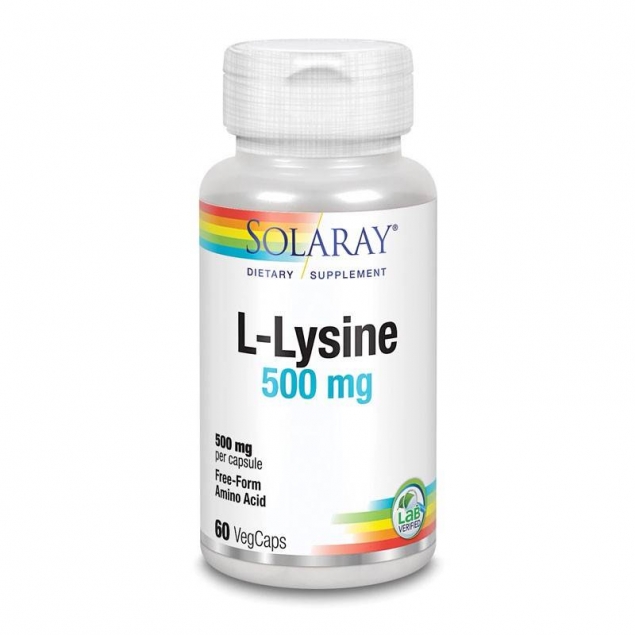 L-Lysine 500mg 60vcaps Solaray