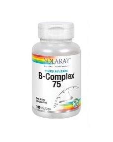 Vitamina B Complex 75 - 100vcaps Solaray