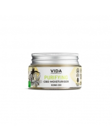 Crema Facial Hidratante Purificante CBD Vainilla y Limon Bio 30ml Pura Vida