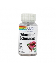 Vitamin C 500mg & Echinacea 300mg 60vcaps Solaray