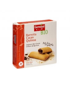 Barrita quinoa rellena de crema de cacao bio sin gluten 180g Germinal