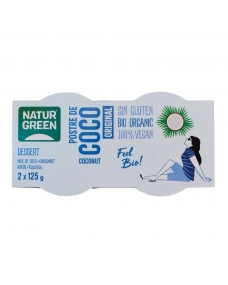 Postre de Coco Original Bio 2x125g Naturgreen