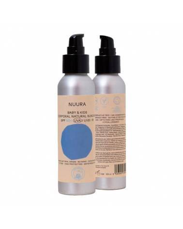 Crema fluida solar natural NIÑOS (kids) SPF+50 Bio 125ml Nuura