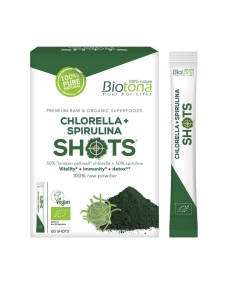 Chlorella+Spirulina Shots Bio 20x2