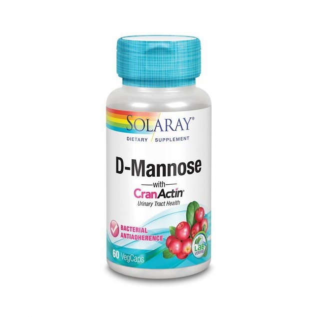 D-Mannose+ CranActin 60vcaps Solaray